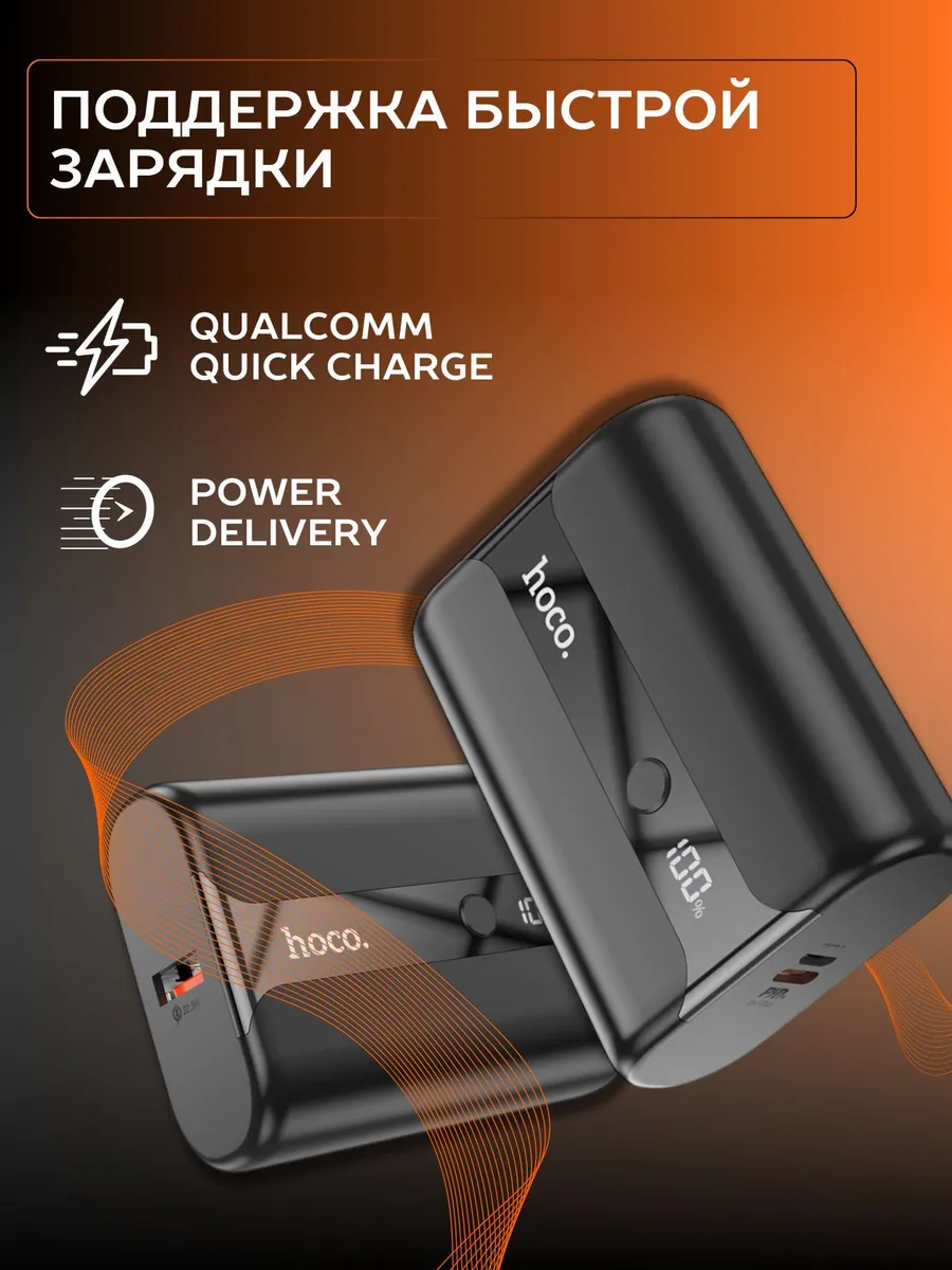 Повербанк 10000 mah внешний аккумулятор Power Bank 22.5W — изображение 3