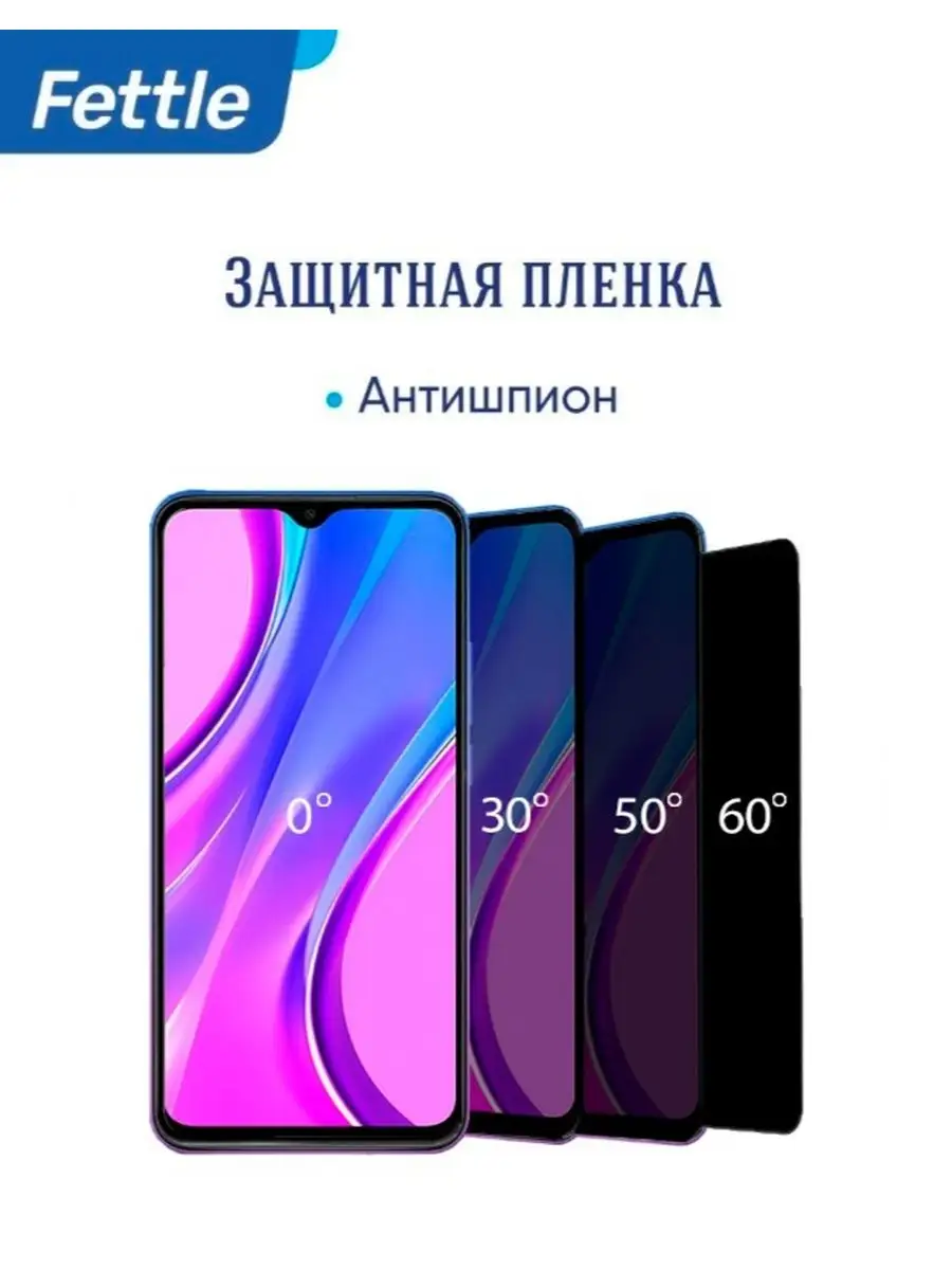 Пленка Антишпион Xiaomi Redmi 9A - 9C — изображение 4